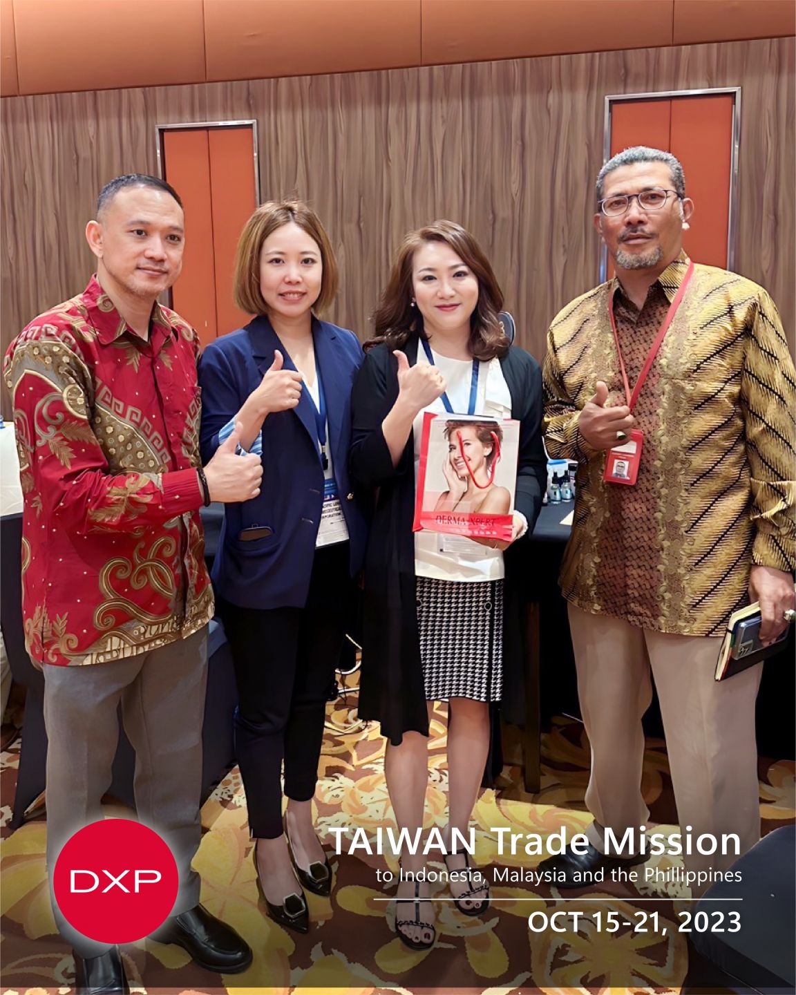 媄皮思用醫美保養品做美麗外交